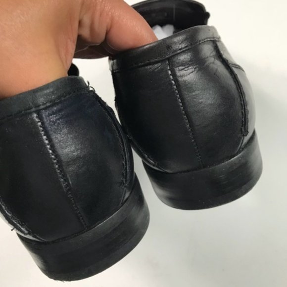 Guess by Marciano Men’s Black Leather Loafers Size 10 - Picture 8 of 8